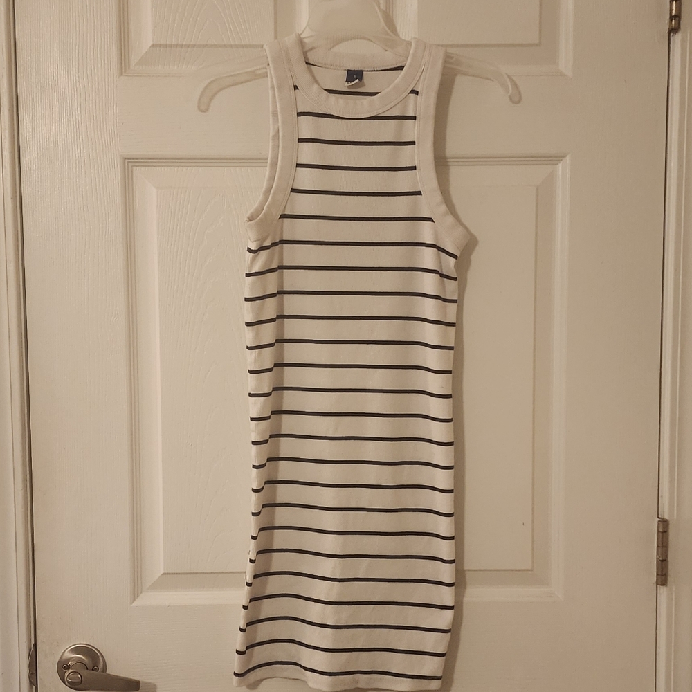 Striped Sleeveless Dress